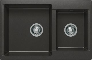 Мойка кухонная Polygran BRIG-772 чёрный 621480